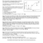 Thermochemistry Worksheet