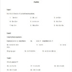 13 Simple Algebra Worksheet Templates Word PDF Free Premium