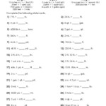 13 Worksheets Converting Units Of Measurement Worksheeto