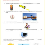8th Grade Energy Transformations Worksheet Worksheet Resume Examples