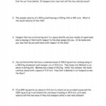 Conservation Of Momentum Worksheet Answers Key Physics Fundamentals