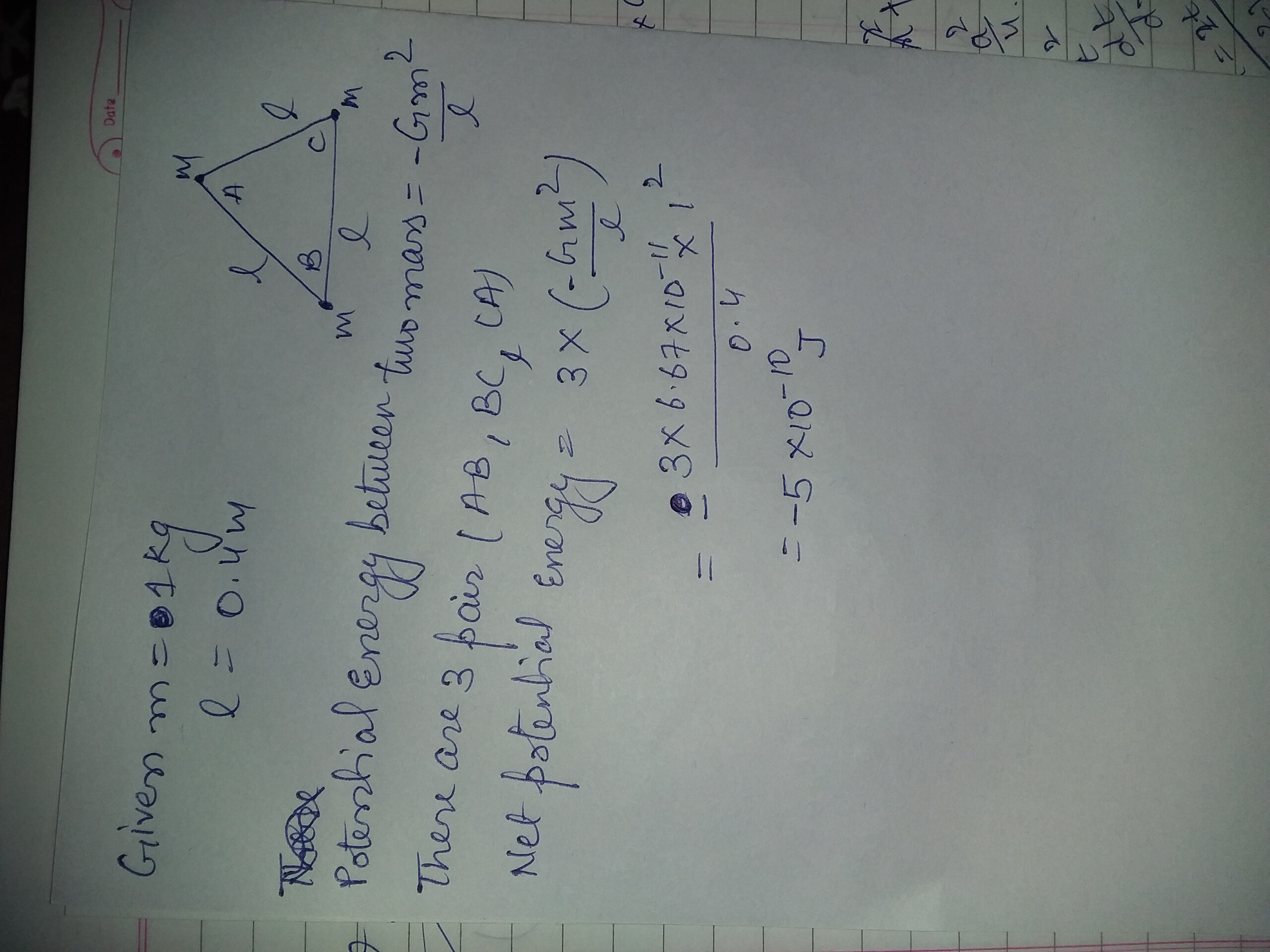 Gravitational Potential Energy Formula Triangle Gravitational Potential Energy Formula Triangle