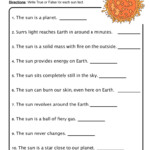 Sun Facts Worksheet Have Fun Teaching