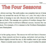 The Four Seasons Reading Comprehension