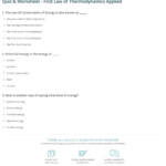 Thermodynamics Worksheet Pdf Thekidsworksheet