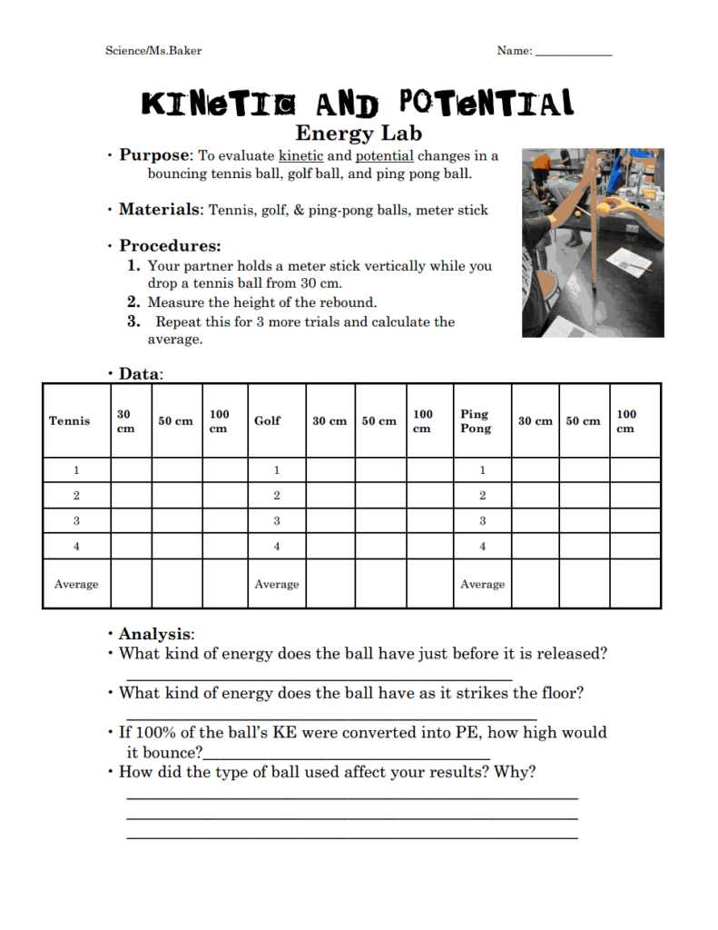  Potential Energy Worksheet Pdf Free Download Gambr co