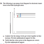 Solved The Following Is An Energy level Diagram For Chegg